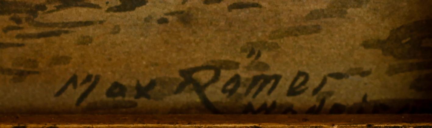 MAX RÖMER, 1 par, akvareller, signerade.
