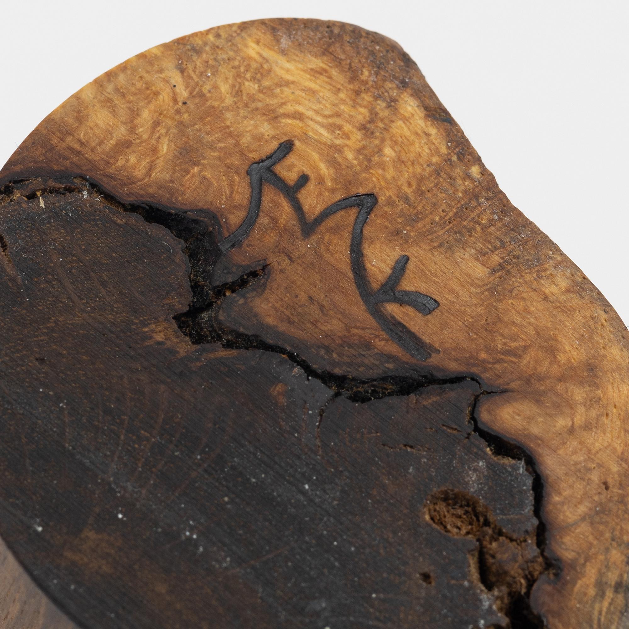 Magnus Ek, a set of three oak wood snacks holders for Oaxen Krog.