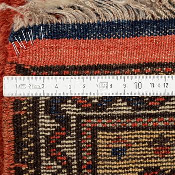 A semi-antique Konya Bozkir rug, central Anatolia, c. 156 x 126 cm.