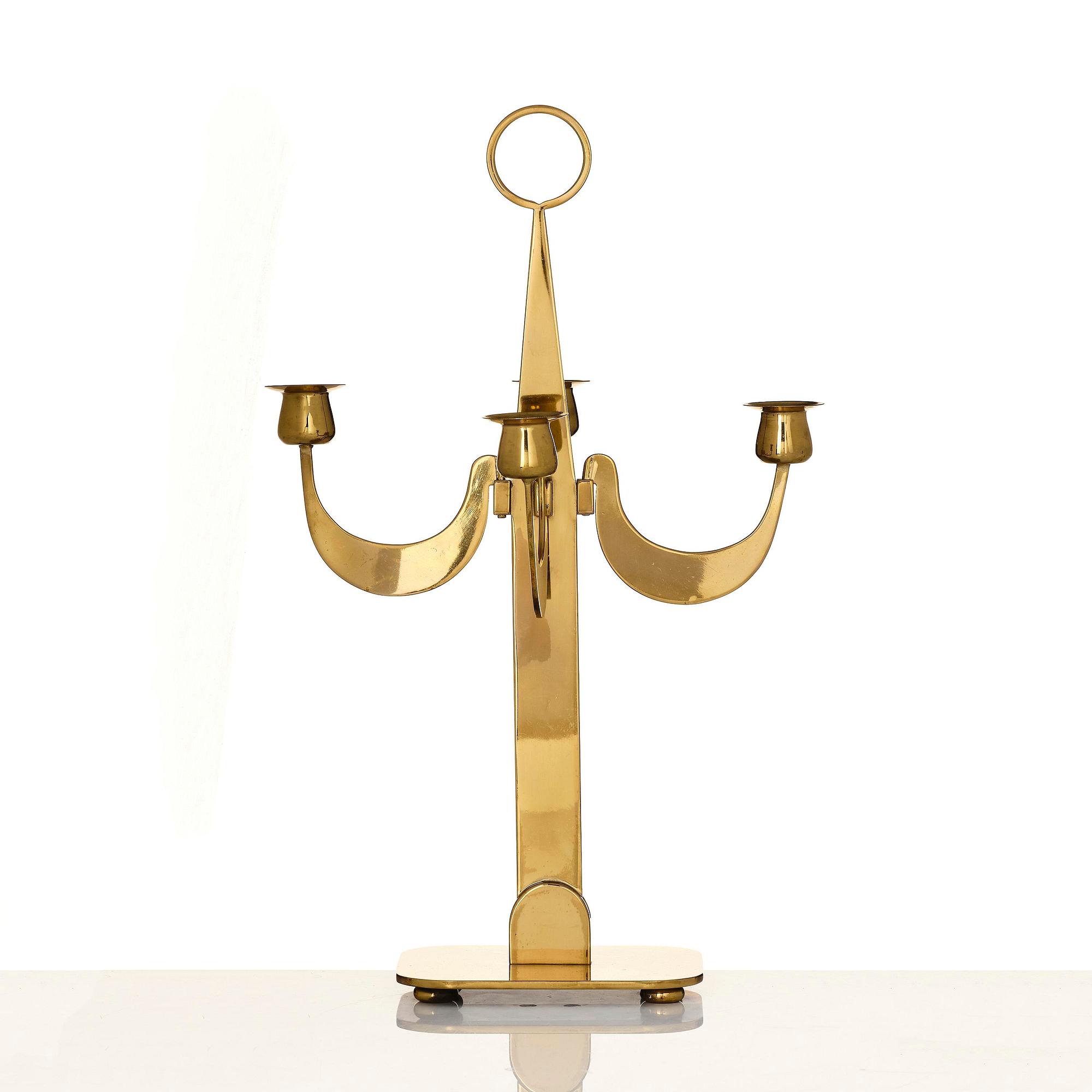 Josef Frank, a rare candelabra model 2663, Firma Svenskt Tenn, Stockholm, 1950s.