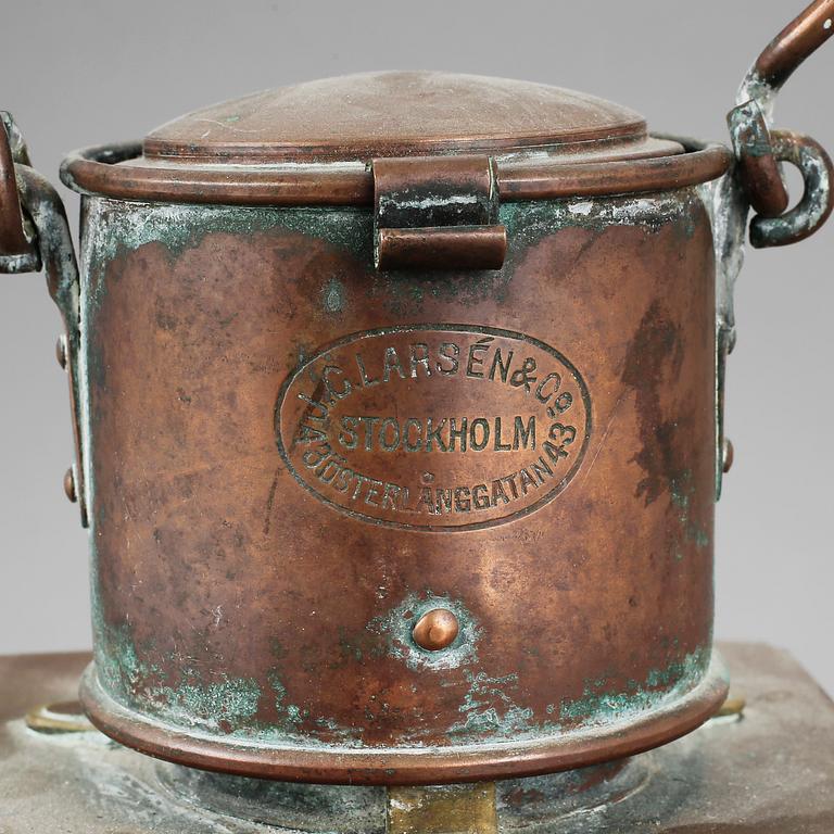 LANTERNA, koppar, J.C Larsén & Co, Österlånggatan 43,  1900-talets första hälft.