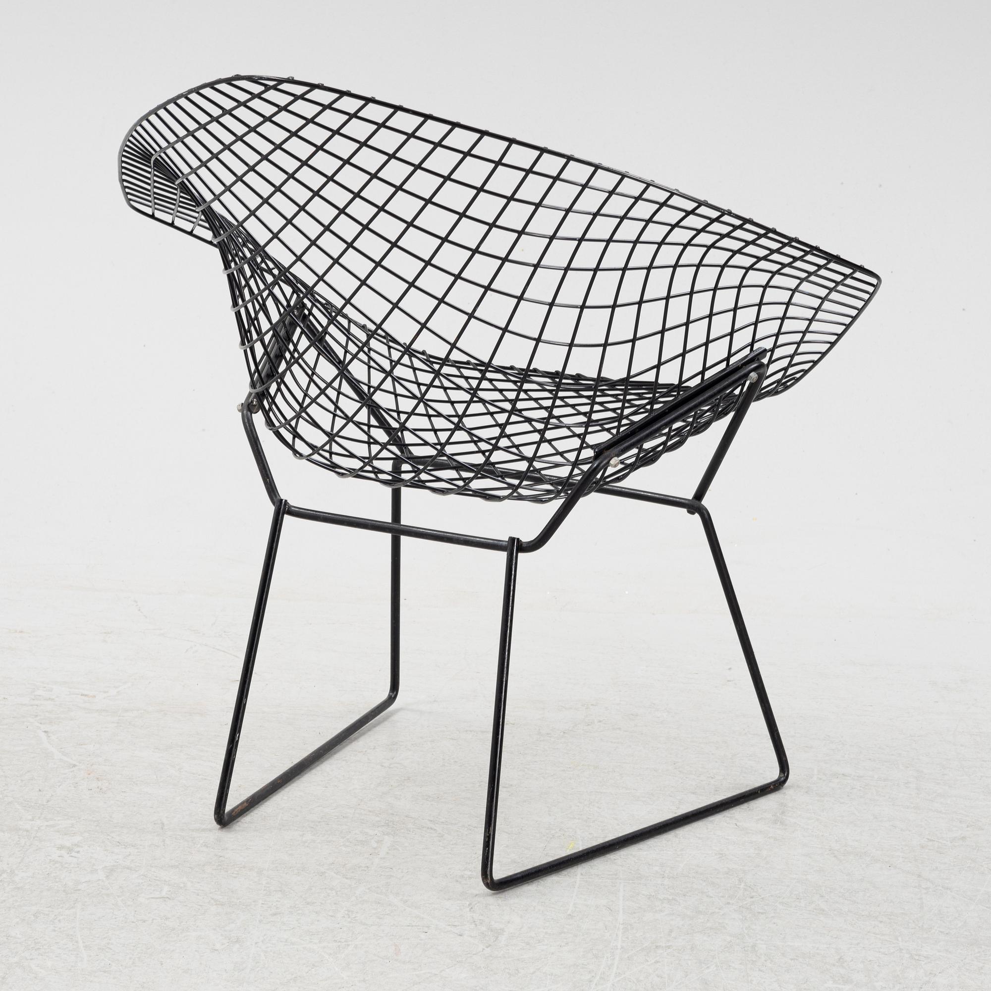 A 'Diamond Chair' by Harry Bertoia, second half of the 20th Century.