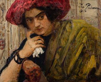 ILJA REPIN, PORTRAIT OF ISAAK BRODSKY'S SISTER.