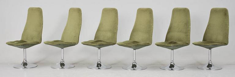 STOLAR, 6 st, "Viggen" Johanson Design. Markaryd.