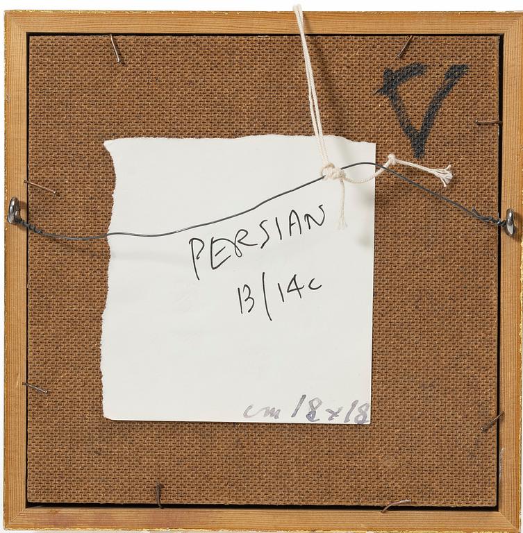 A Kashan lustre-decorated star-tile, central persia, 14th century,