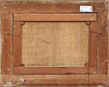 OKÄND KONSTNÄR, olja på duk, sign Gottfrid Lindskog o dat 1892 a tergo.