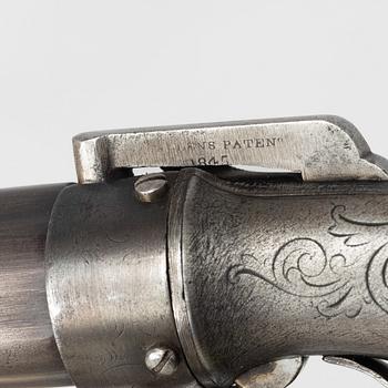 Slaglåsrevolver, amerikansk 1800-talets mitt.