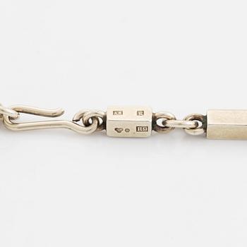 Wiwen Nilsson, collier, förgyllt silver, stavar och ringar.