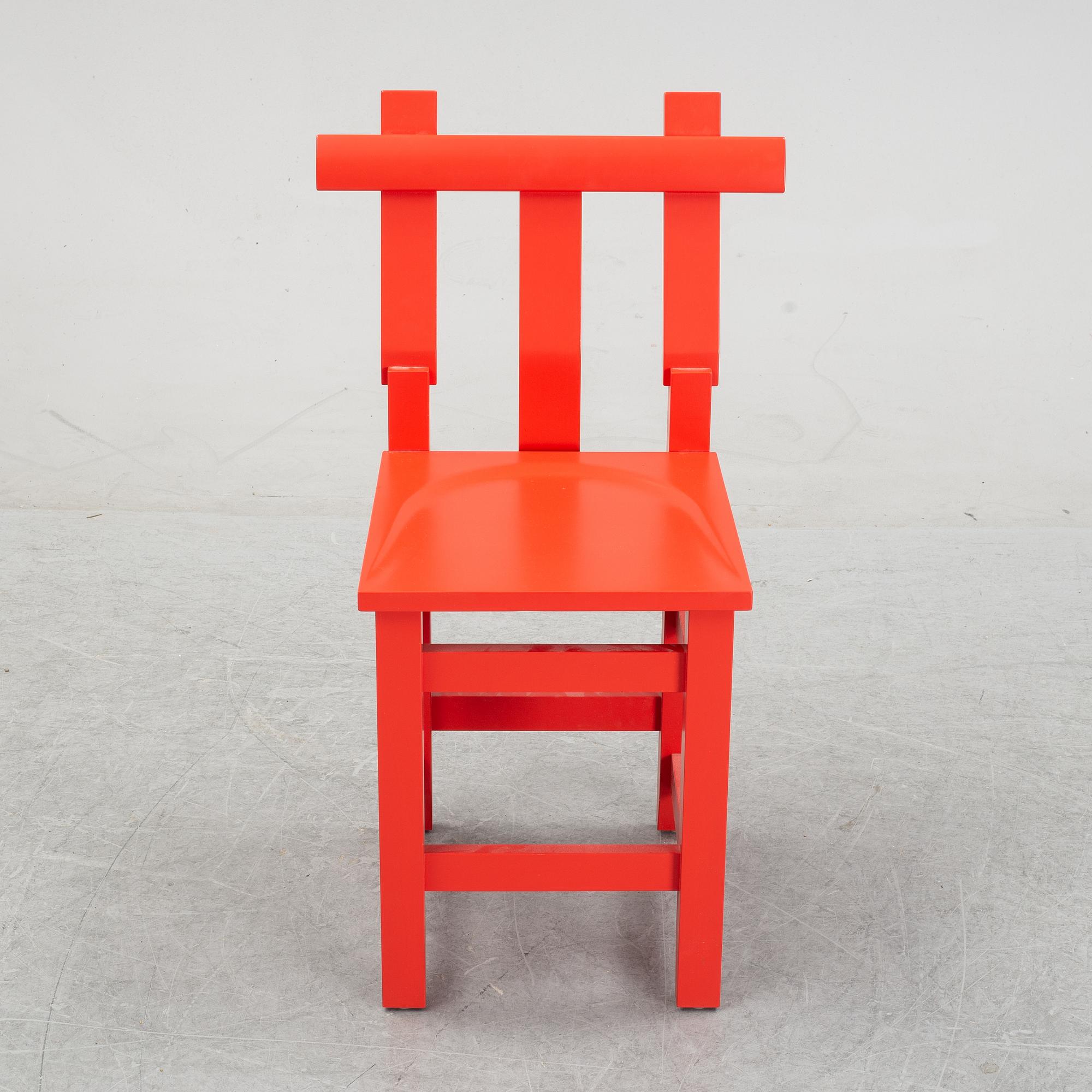 John Kandell, stol, "Pim Pim", Källemo AB. Formgiven 1990.