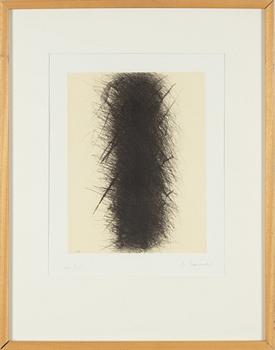 Arnulf Rainer, etching. Signed and numbered 15/35.