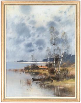 Carl Brandt · CARL BRANDT, pastell, signerad och daterad 1905