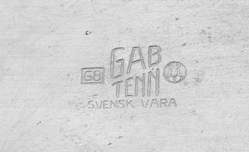BORDSUPPSATS / VAS, tenn. GAB, 1933.