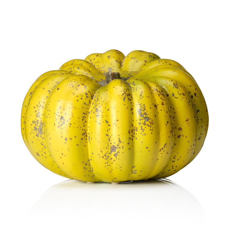 Hans Hedberg, a faience sculpture of a pumpkin, Biot, France.
