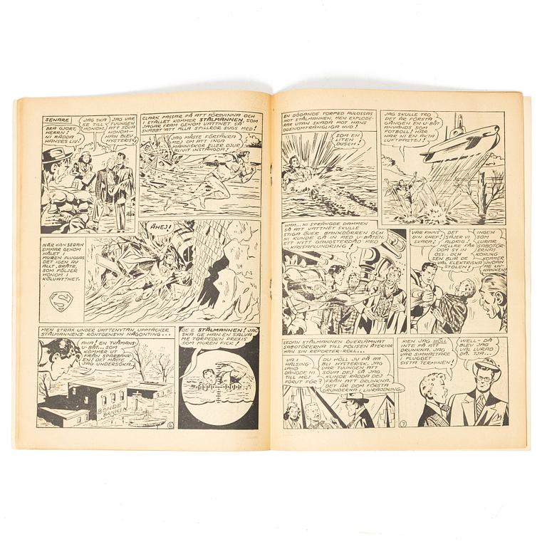 Comic book, “Stålmannen” No. 1, 1949.