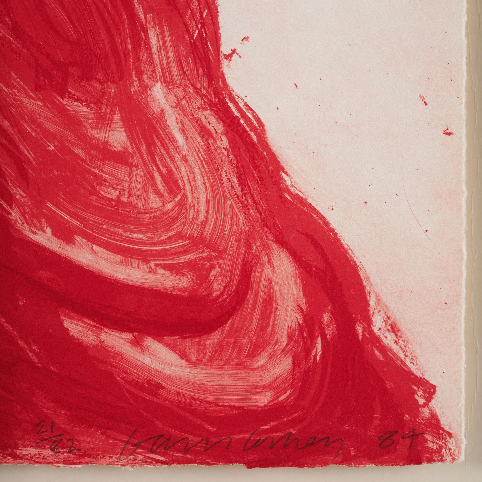 David Hockney, "Red Celia" from: "Moving Focus".