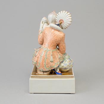 A Gerhard Henning porcelain figure, Royal Copenhagen, Denmark, 1922. Not first quality.