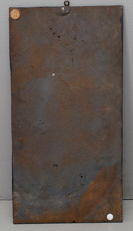 A 1920´/1930´s cast iron wall plaque by Olof Hult, Näfveqvarn.