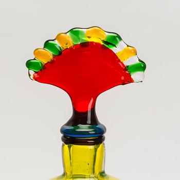 A MEMPHIS DESIGN VASE FROM CENEDESE, MURANO, 1980's.