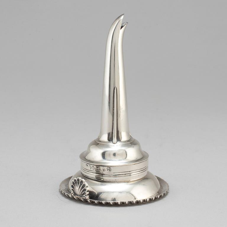 G & D Reid, a silver strainer, Newcastle 1799.