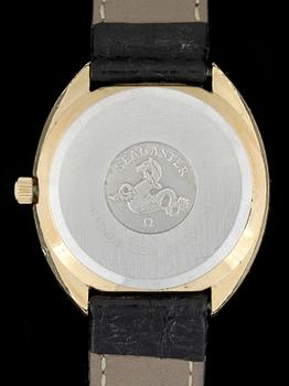 ARMBANDSUR, herr, Omega, Seamaster, quartz, doublé/stål. 1960/70-tal.