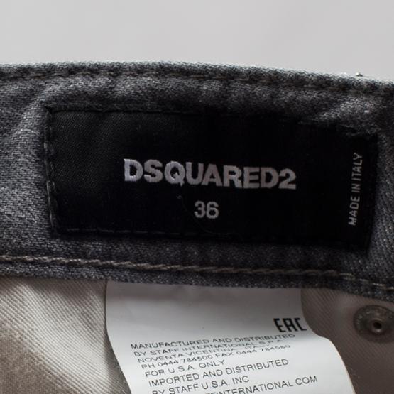 Jeans with tinsels by Dsquared.