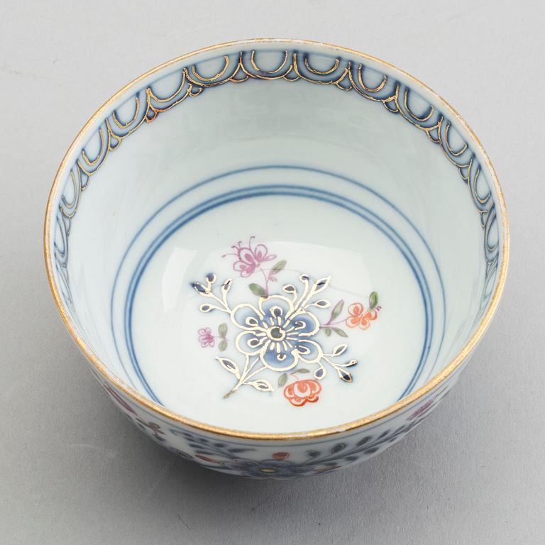 A 5 pieces Meissen porcelain service early 19th century.