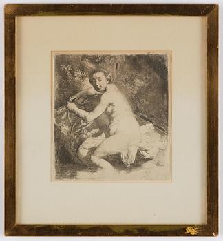Rembrandt Harmensz van Rijn, "Diana at the Bath".