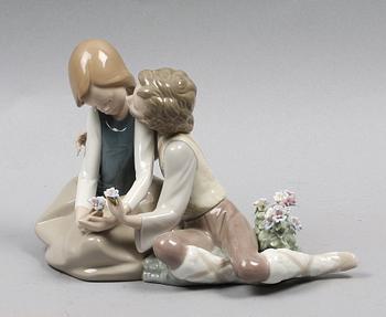FIGURIN, porslin, Lladro. Tillverkningsår 1980-1990.