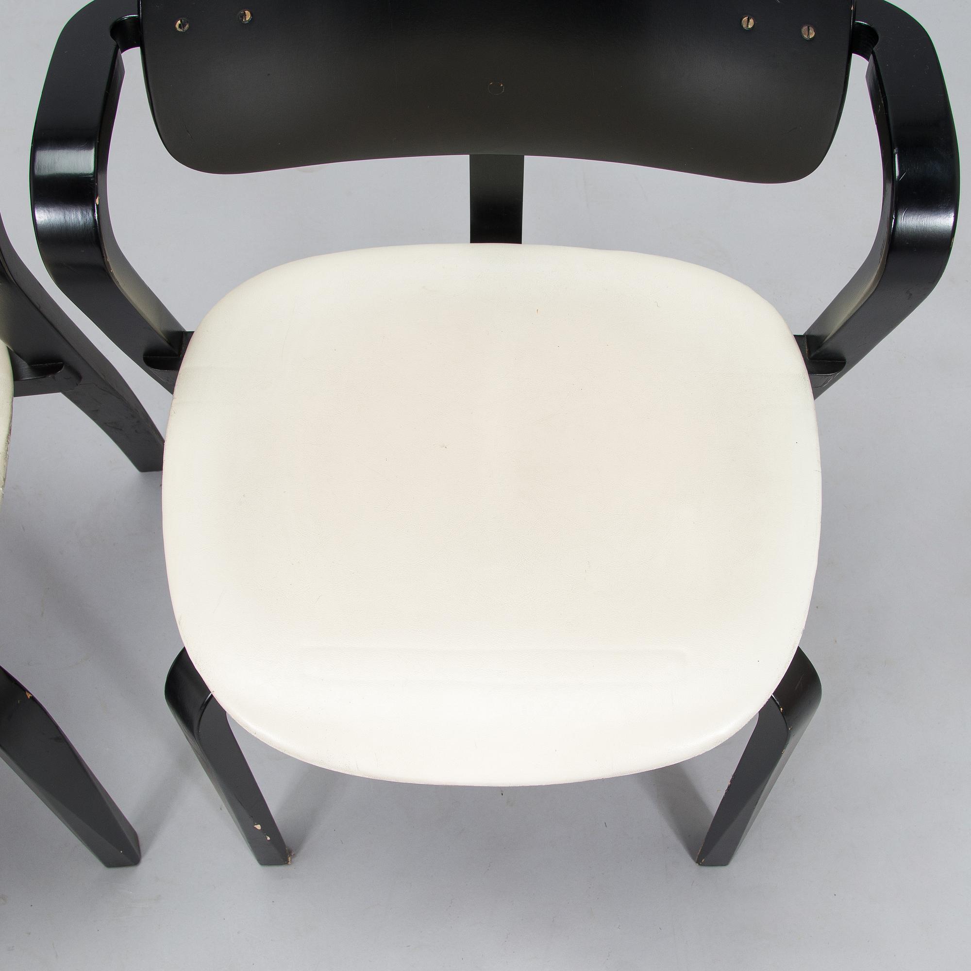 Ilmari Tapiovaara, nojatuoleja, 8 kpl, "Aslak", Asko 1960-luku.