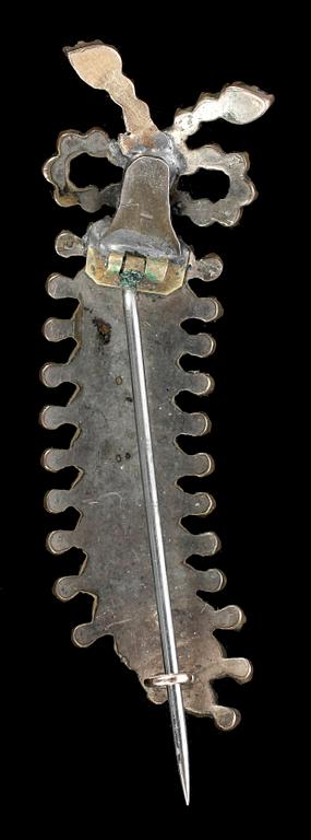 PARTI SMYCKEN, 7 st, granater, 1800-1900-tal.