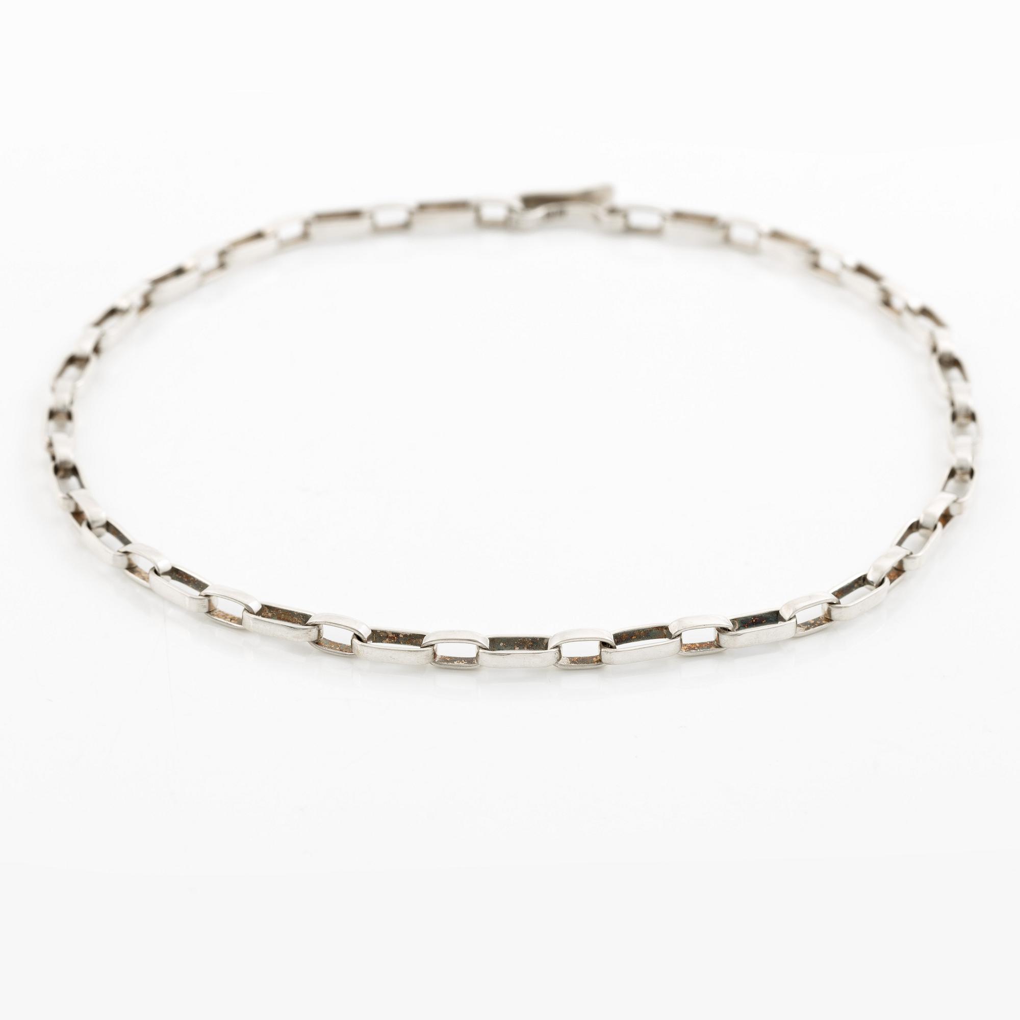 Sven-Erik Högberg, necklace, sterling silver, Gothenburg 1984.