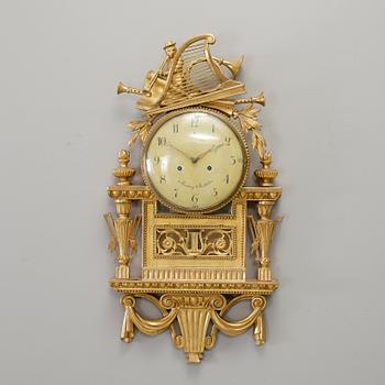 VÄGGPENDYL. Sengustaviansk, Per Henrik Beurling, verksam 1783-1806 i Stockholm.