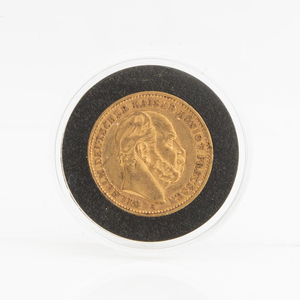 Guldmynt Tyskland, Wilhelm I 20 Mark, 1886.