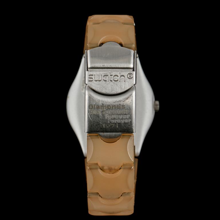 DAMARMBANDSUR, Aluminium, Swatch, "Diamonds are forever", 2000-tal.