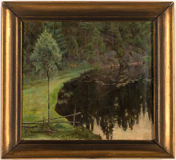 Donald William-Olsson, oil on canvas, signed and dated -27.