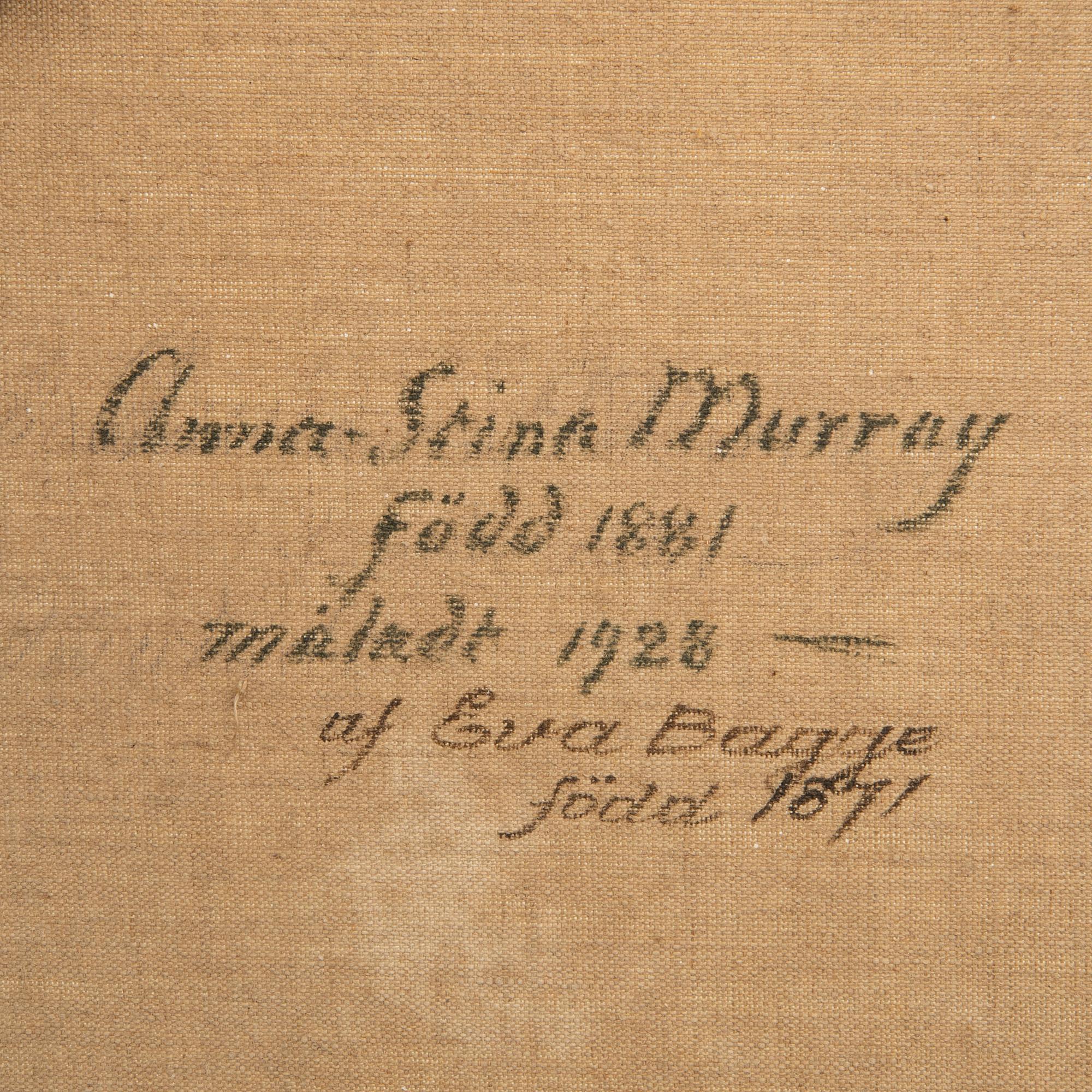 Eva Bagge, Portrait of Anna-Stina Murray.