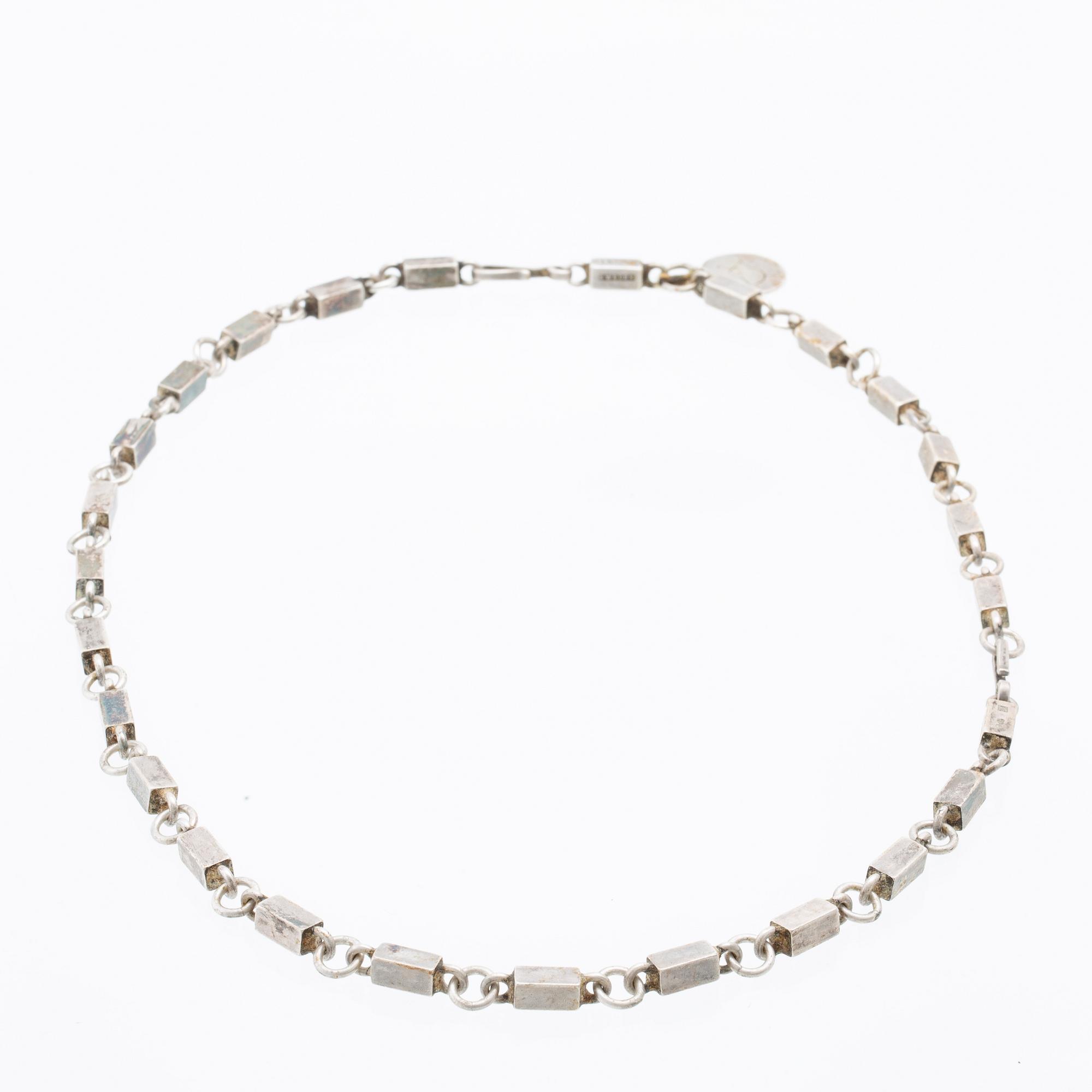 Sven Börje, silver necklace Lund 1955.