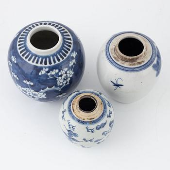 Bojaner, 5 st, porslin, Kina, 1800-1900-tal.