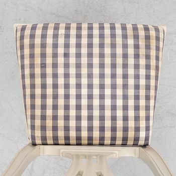 Six Gustavian style 'Fresta' chairs, IKEA, 1990's.