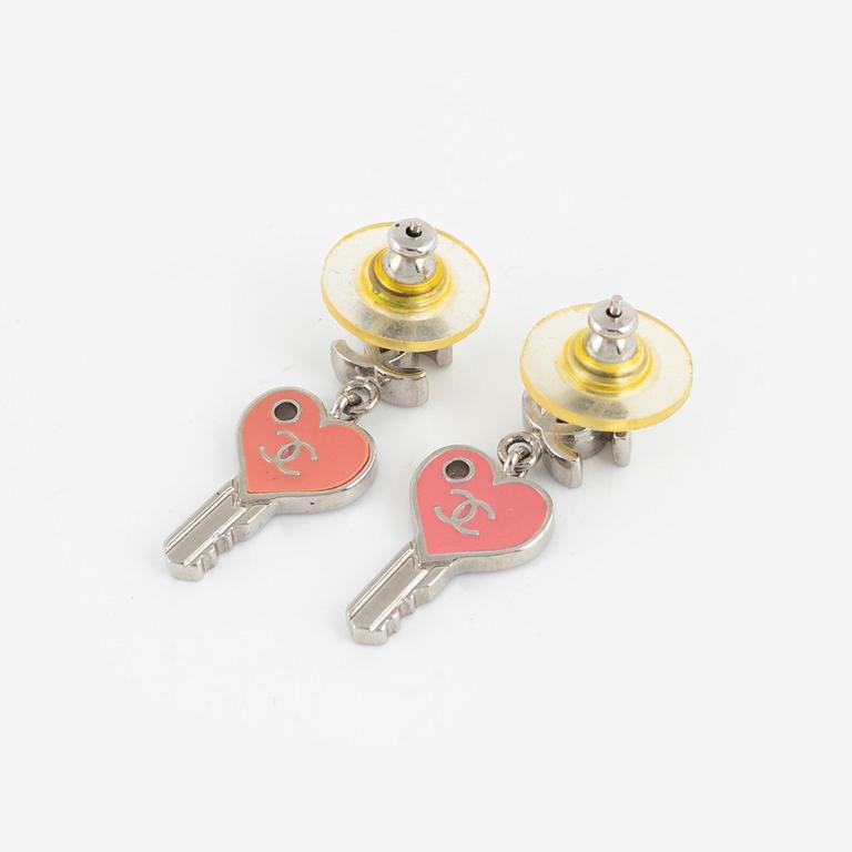Chanel, örhängen, "Heart and let CC Valentines earrings" SS 2007.