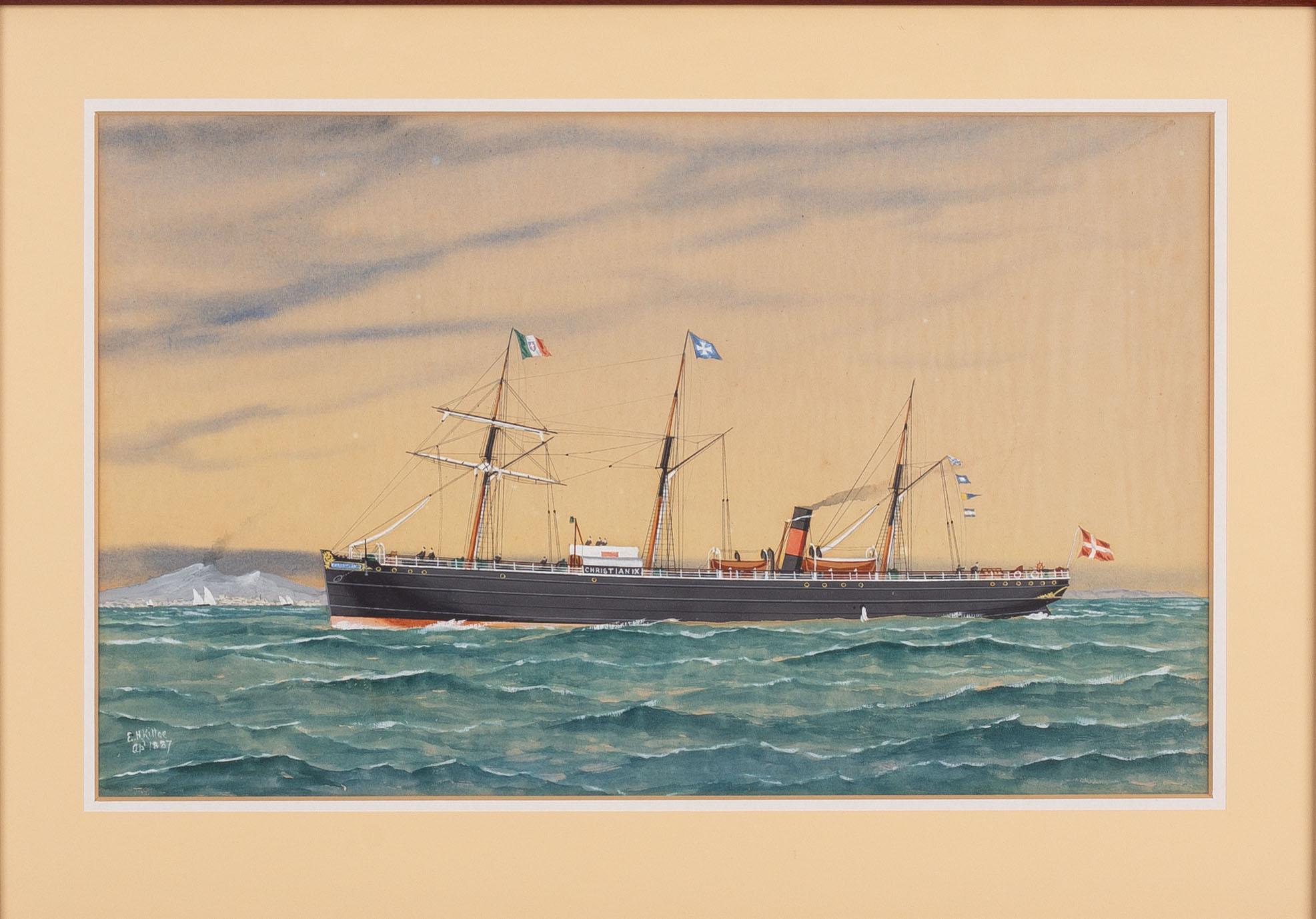 E H Kittoe (1800-/1900-tal), "S/S Christian IX".