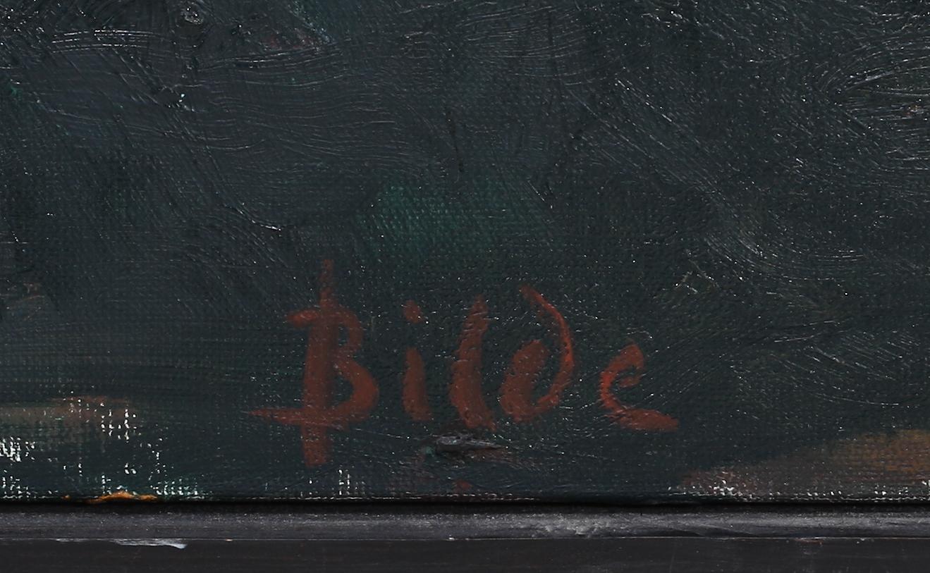 MAX BILDE. Olja på duk. 1900-tal.