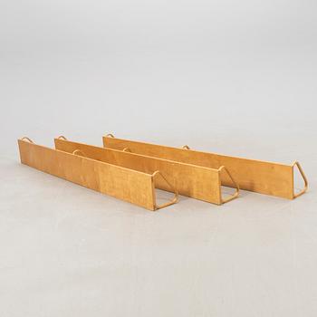 Alvar Aalto, three shelves from the late 20th century.
