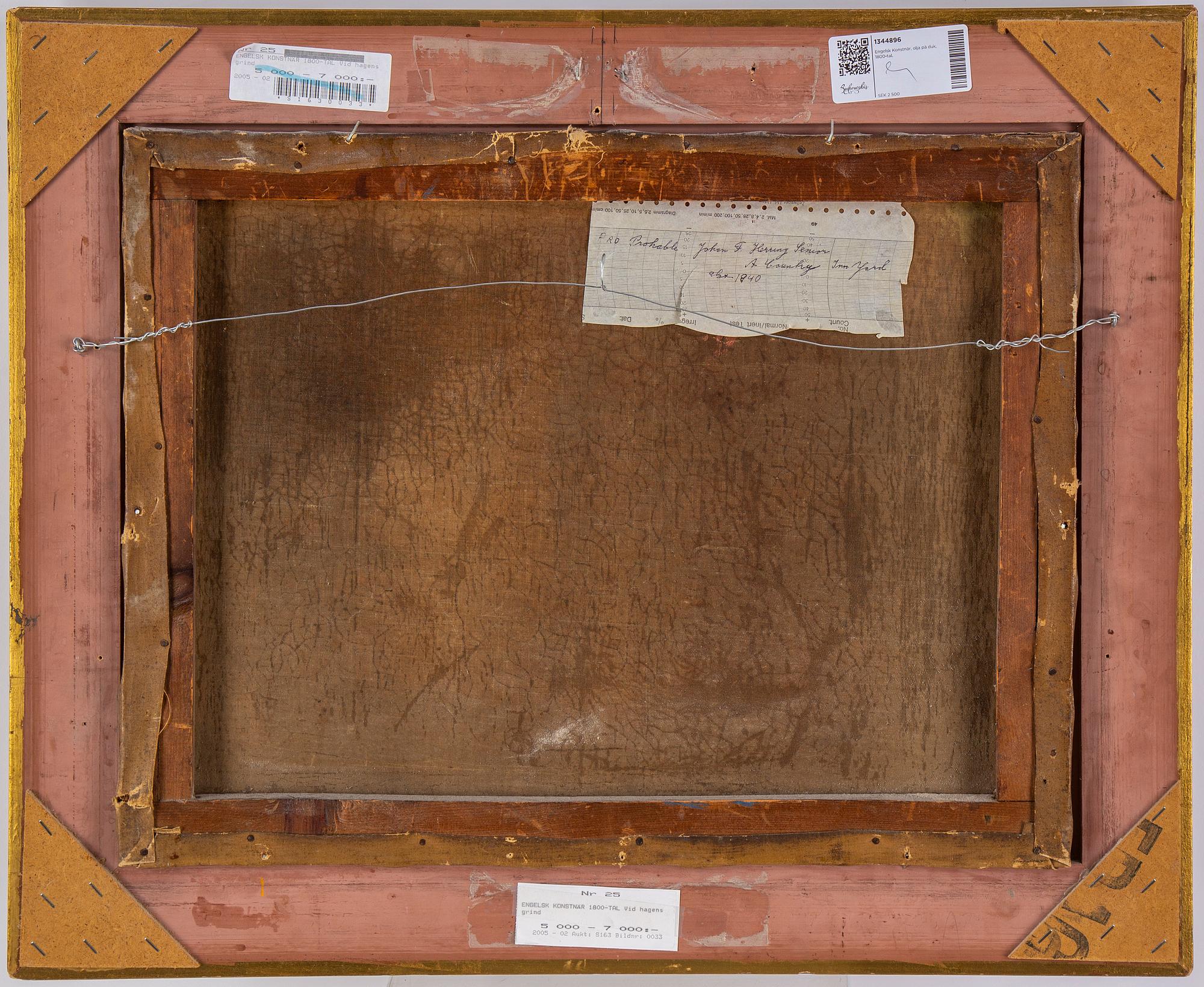 English school, 19th Century, oil on canvas.