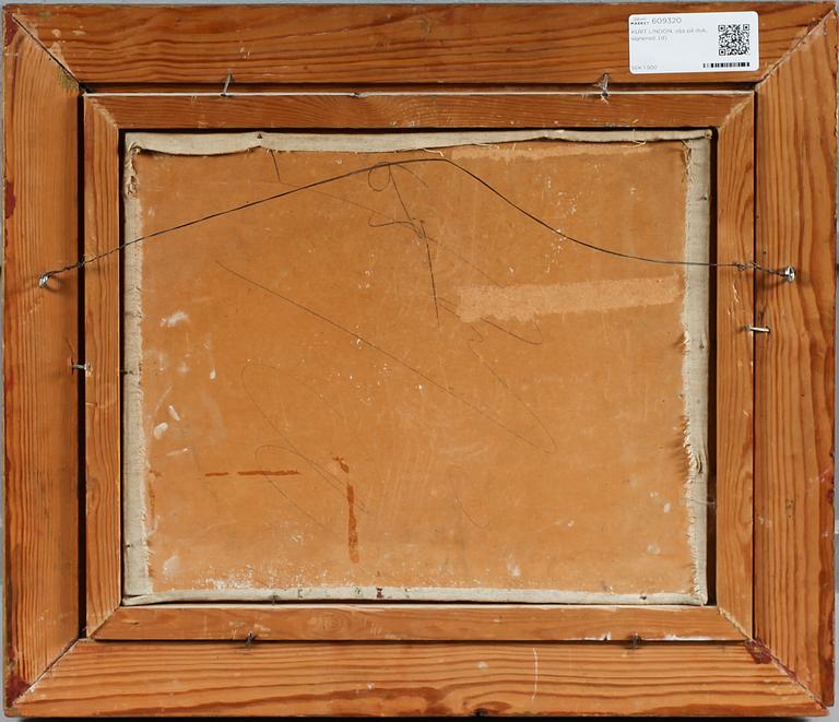 KURT LINDON, olja på duk, signerad.