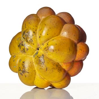 Hans Hedberg, a faience sculpture of a cloudberry, Biot, France.