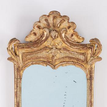 A Rococo girandole mirror, second half of the 18th century.