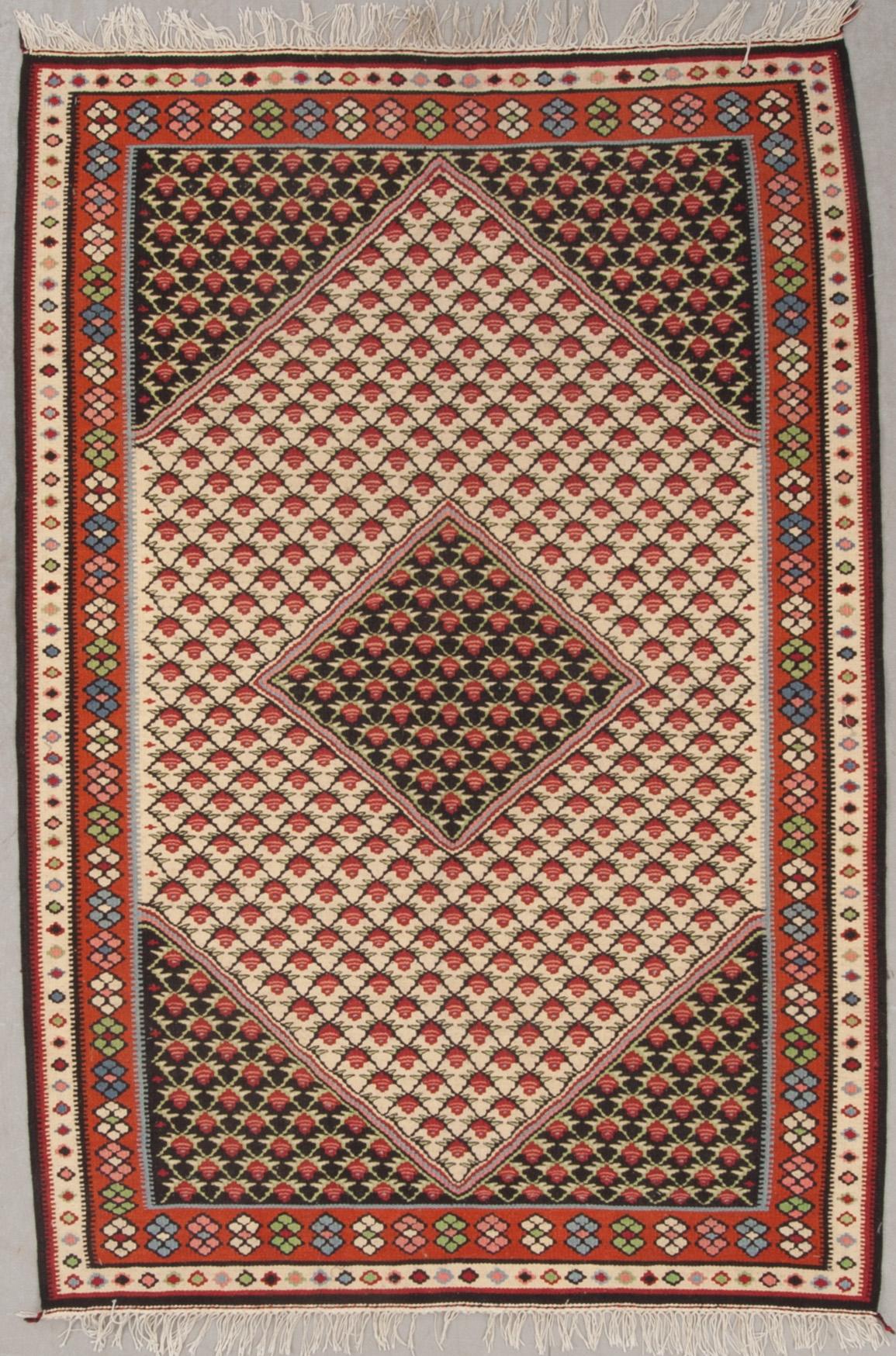 MATTA, old, Senneh, kelim, ca 160 x 110 cm.