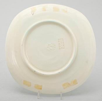 A Pablo Picasso faience dish, 'Bouquet à la pomme', Vallauris, France.