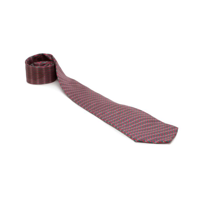 HERMÈS, silk tie.